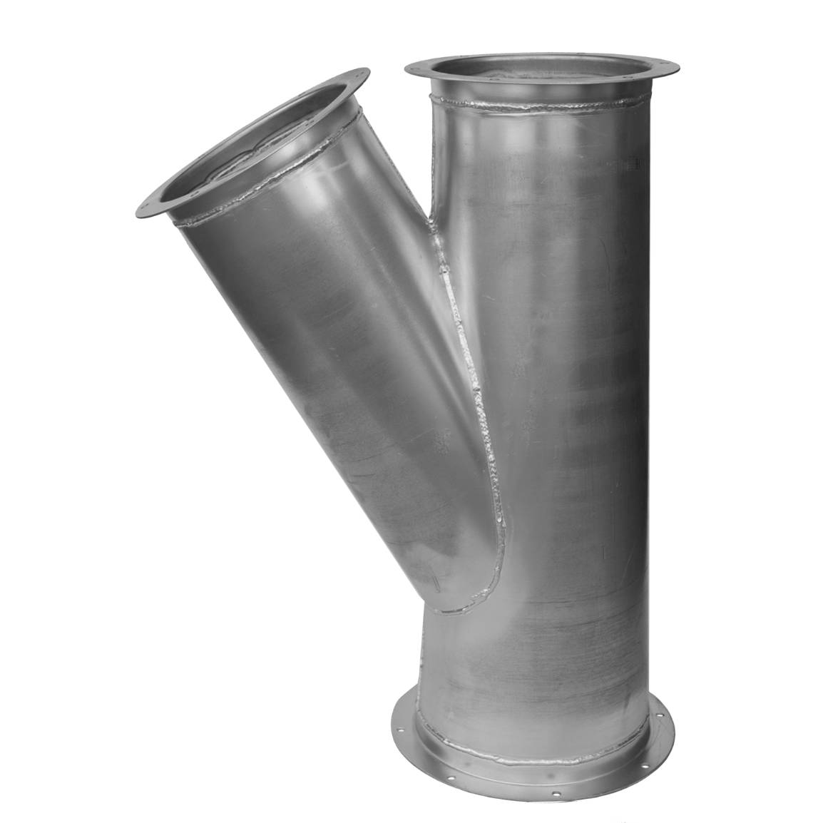 High Tech Ductwerks Flanged Branch 30deg 14 Gauge